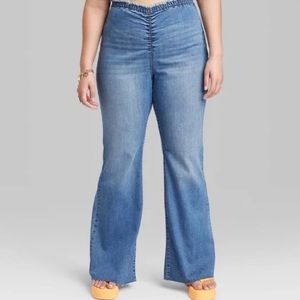 Vintage Style Mid Rise Flare bell bottoms size 8 with 33” Inseam New With Tags